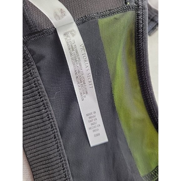 Victoria Secret VSX Zip Front Women's 32DD Sports Bra Racerback High Impact - Picture 6 of 10